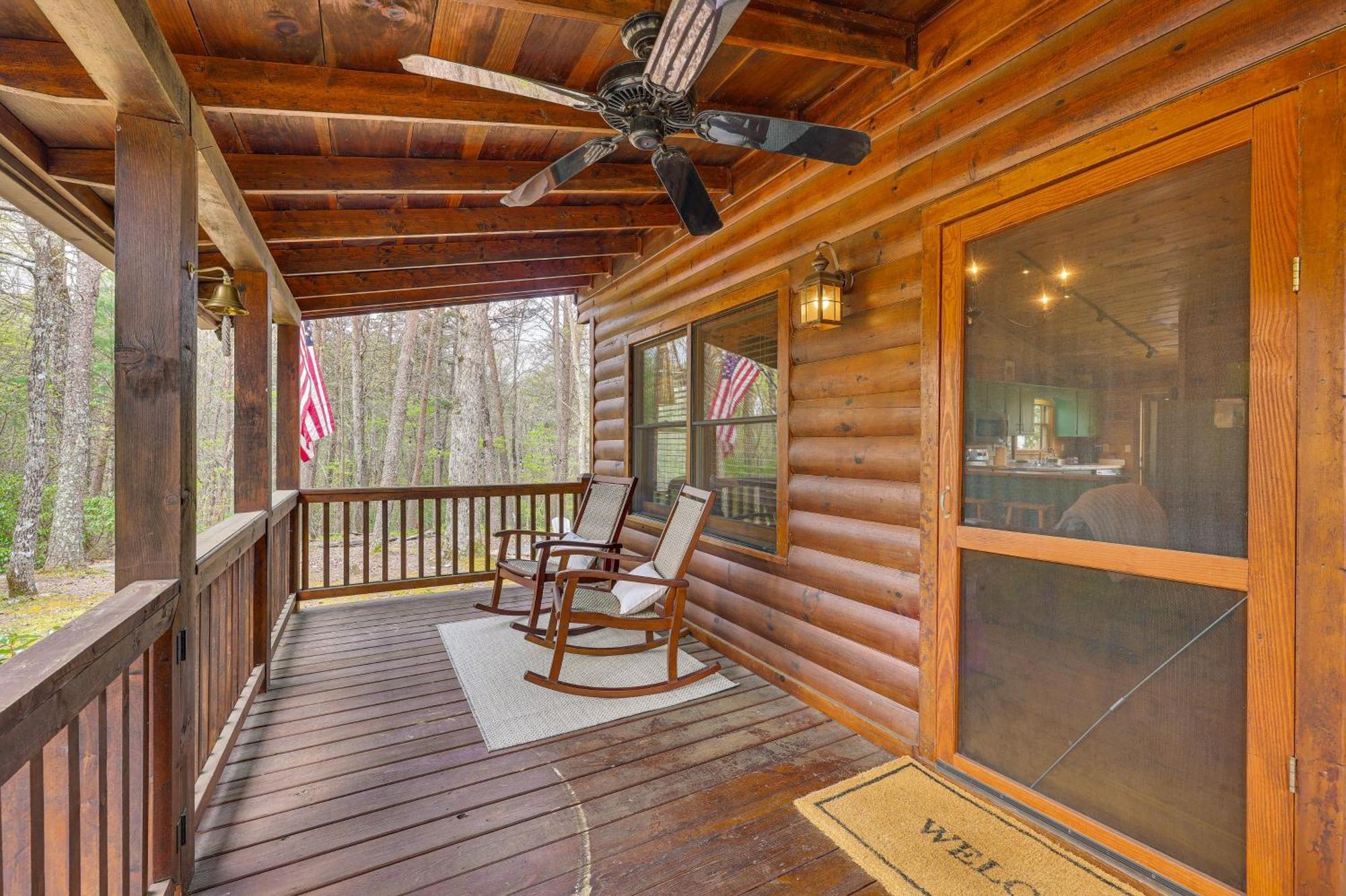 Cozy Cabin In Private Location With Hot Tub And Grill! 蓝岭 外观 照片