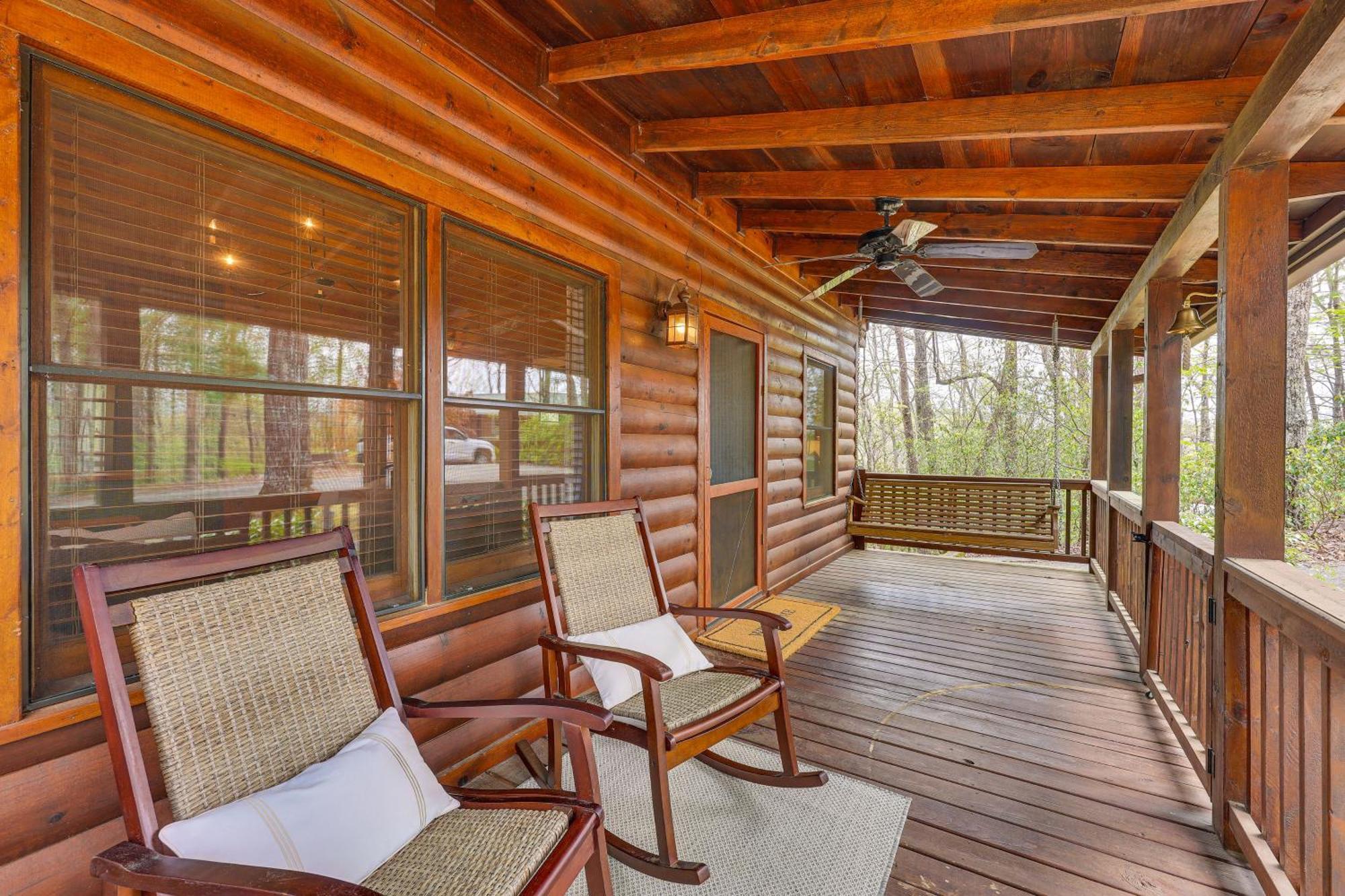 Cozy Cabin In Private Location With Hot Tub And Grill! 蓝岭 外观 照片