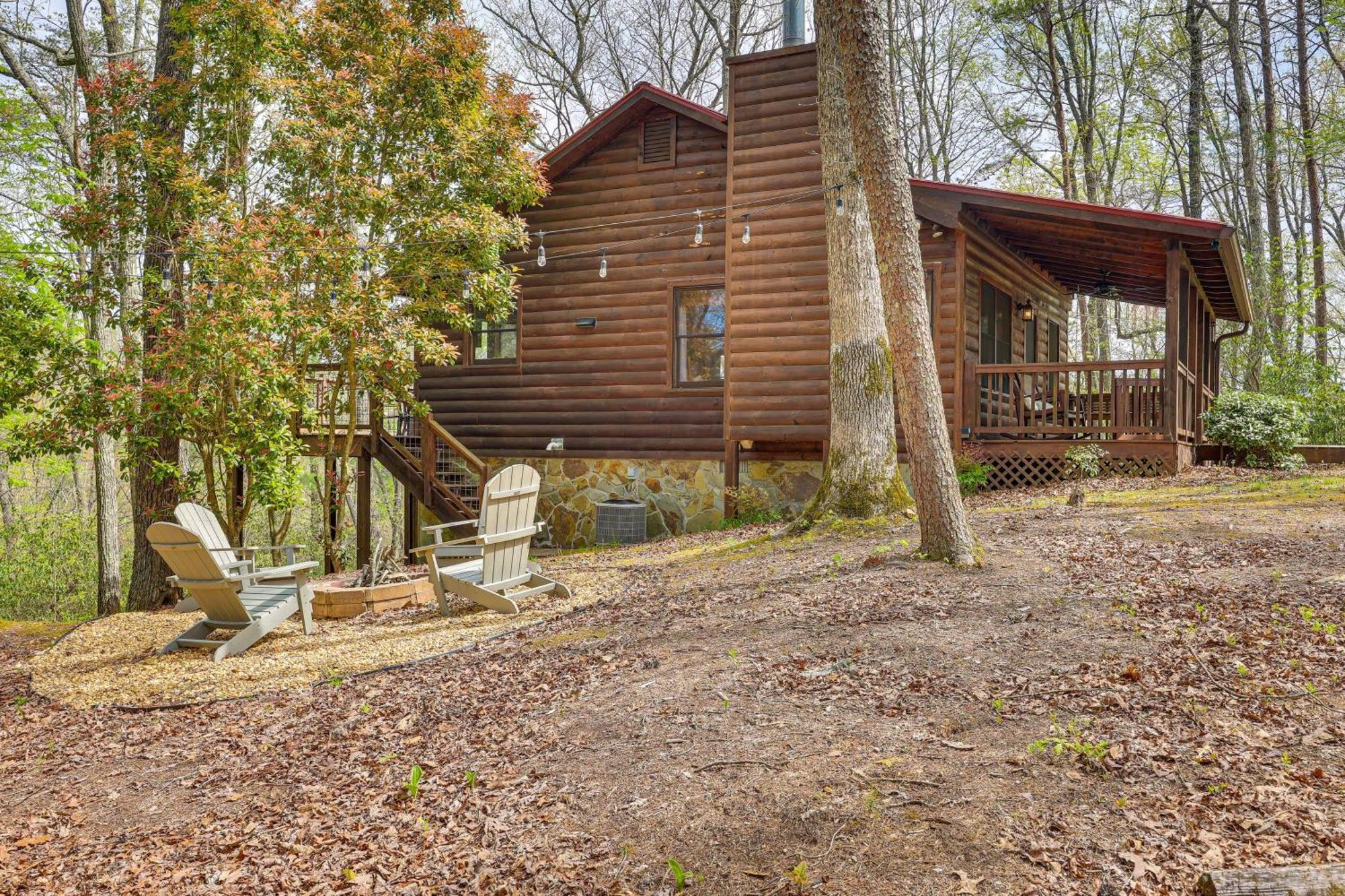 Cozy Cabin In Private Location With Hot Tub And Grill! 蓝岭 外观 照片