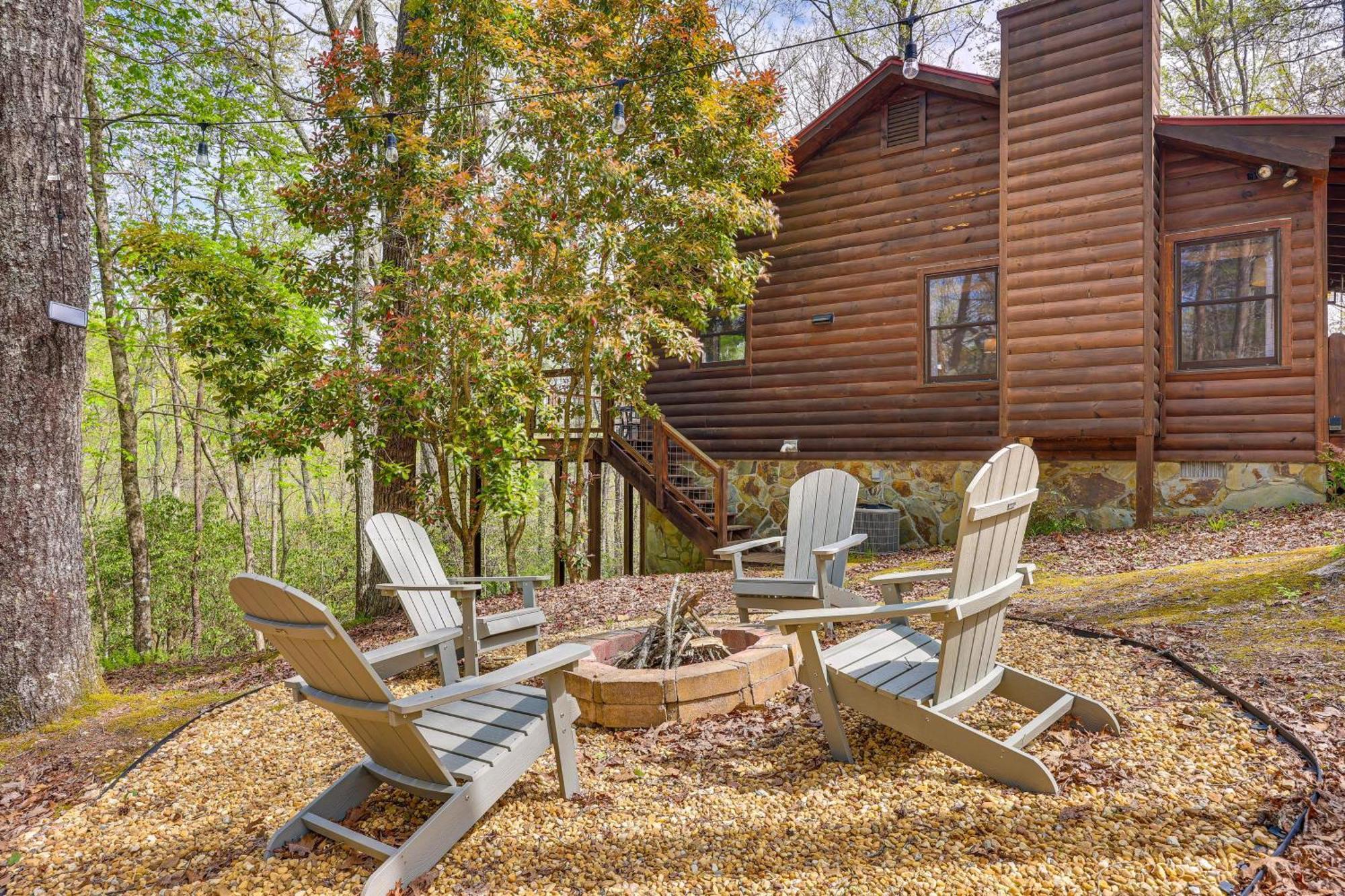 Cozy Cabin In Private Location With Hot Tub And Grill! 蓝岭 外观 照片